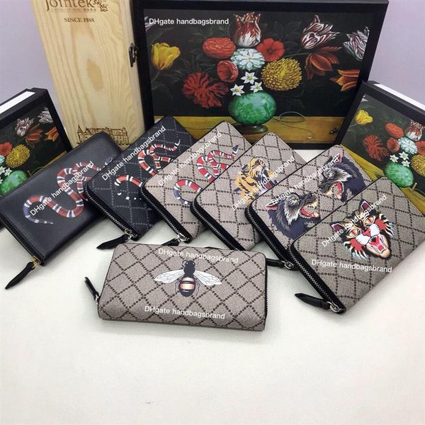 snake tiger bee long zipper men wallets animal women wallet luxurys designers wallets leather coin purse with gift box281a, Red;black
snake tiger bee long zipper men wallets animal women wallet luxurys designers wallets leather coin purse with gift box281a, Red;black