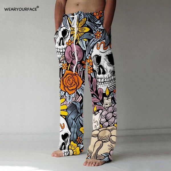 pants flowers skull 3d all over print full length wide leg pants hipster fashion streetwear us size sweatpants men clothing, Black
pants flowers skull 3d all over print full length wide leg pants hipster fashion streetwear us size sweatpants men clothing, Black