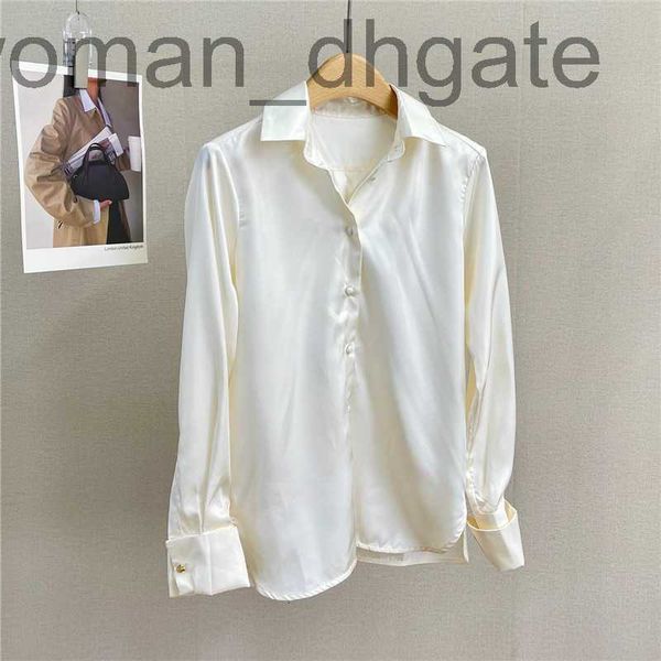 women's polos designer women's clothing, women's silk long sleeved shirt, bag buckle, glass buckle decoration, comfortable so, White
women's polos designer women's clothing, women's silk long sleeved shirt, bag buckle, glass buckle decoration, comfortable so, White