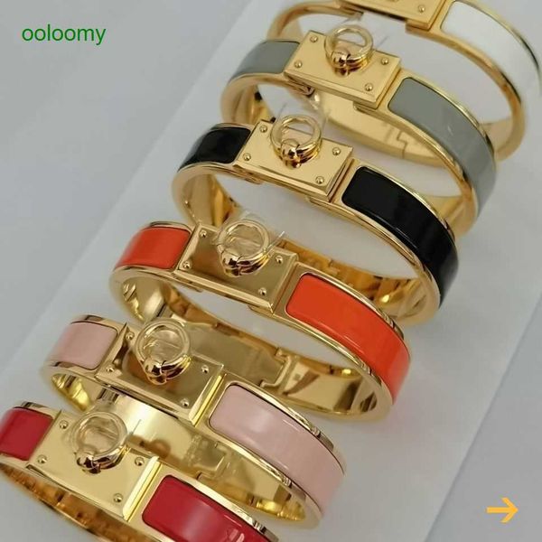 hemres designer bracelet netizen same style titanium steel high edition ring buckle enamel with colorless women's classic versatile gol, Black
hemres designer bracelet netizen same style titanium steel high edition ring buckle enamel with colorless women's classic versatile gol, Black