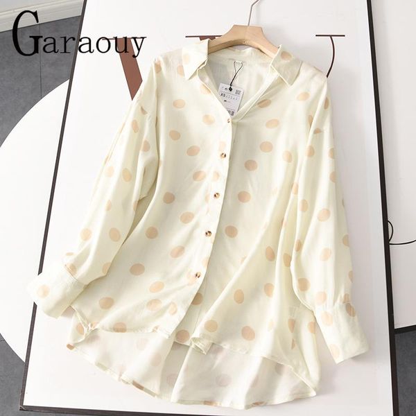 shirts garaouy2022 new summer women retro oversized polka dots blouse long sleeve chic female casual loose shirt blusas femininas mujer, White
shirts garaouy2022 new summer women retro oversized polka dots blouse long sleeve chic female casual loose shirt blusas femininas mujer, White
