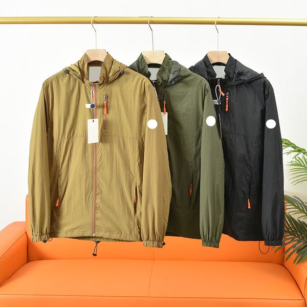 classic summer outdoor thin hooded mens jacket fashion casual men windbreaker designer sun protection clothing size m--xxl 943e, Black;brown
classic summer outdoor thin hooded mens jacket fashion casual men windbreaker designer sun protection clothing size m--xxl 943e, Black;brown