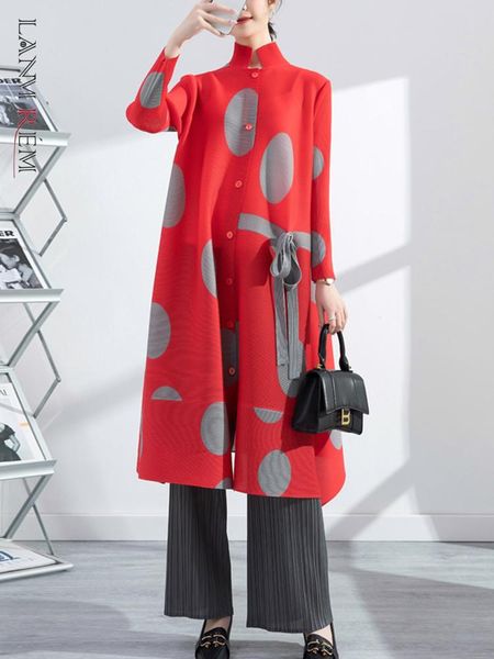 dresses lanmrem pleated polka dot painting dress women laceup stand collar long sleeve loose fashion 2022 summer female clothing 2i353, Black;gray
dresses lanmrem pleated polka dot painting dress women laceup stand collar long sleeve loose fashion 2022 summer female clothing 2i353, Black;gray