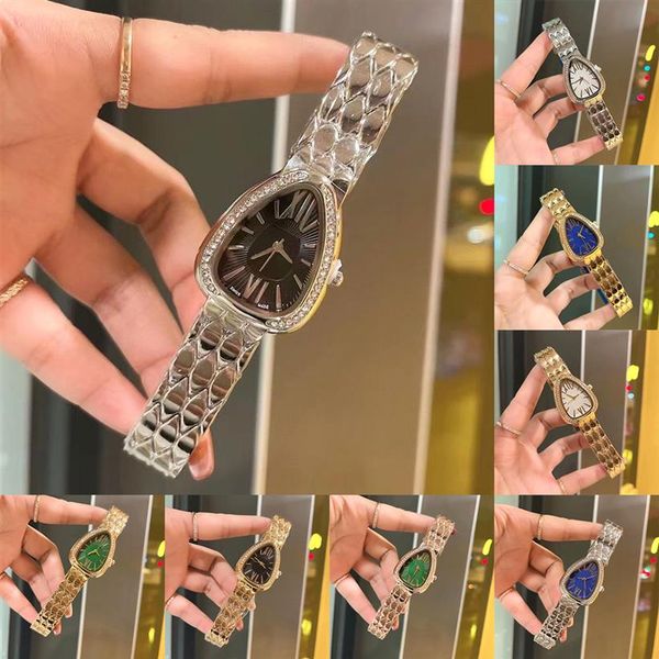 women watches snake style quartz movement dress watch jewelry splash waterproof fashion wristwatch design clock rose gold stainles300n, Slivery;brown
women watches snake style quartz movement dress watch jewelry splash waterproof fashion wristwatch design clock rose gold stainles300n, Slivery;brown