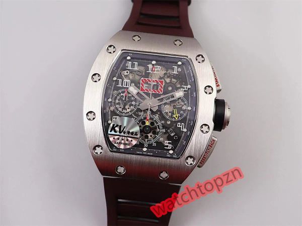 kv watch 11-03 with 7750 multifun ctional chrono movement sapphire crystal glass mirror titanium ceramic case natural rubber strap men', Slivery;brown
kv watch 11-03 with 7750 multifun ctional chrono movement sapphire crystal glass mirror titanium ceramic case natural rubber strap men', Slivery;brown