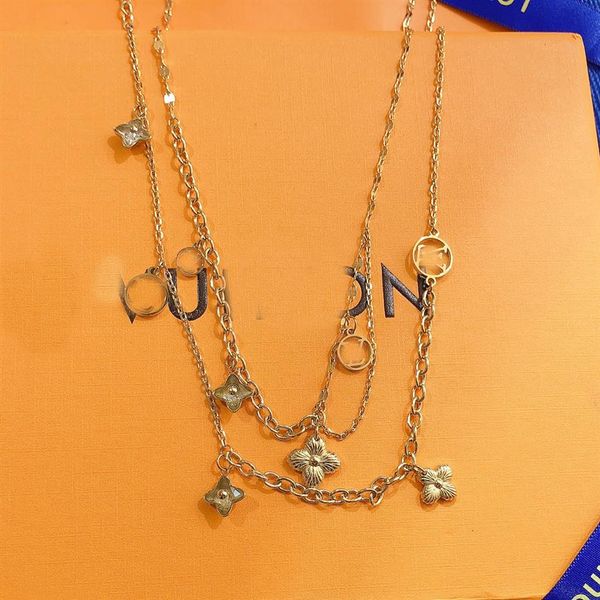 luxury design necklace 18k gold plated stainless steel necklaces choker chain letter pendant fashion womens wedding jewelry access289s, Silver
luxury design necklace 18k gold plated stainless steel necklaces choker chain letter pendant fashion womens wedding jewelry access289s, Silver