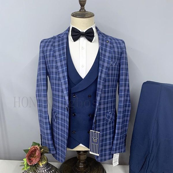 blazers 3 pcs suit set blazers coat vest pants / fashion men casual business plaid big lapel groom wedding formal dress jacket trousers, White;black
blazers 3 pcs suit set blazers coat vest pants / fashion men casual business plaid big lapel groom wedding formal dress jacket trousers, White;black