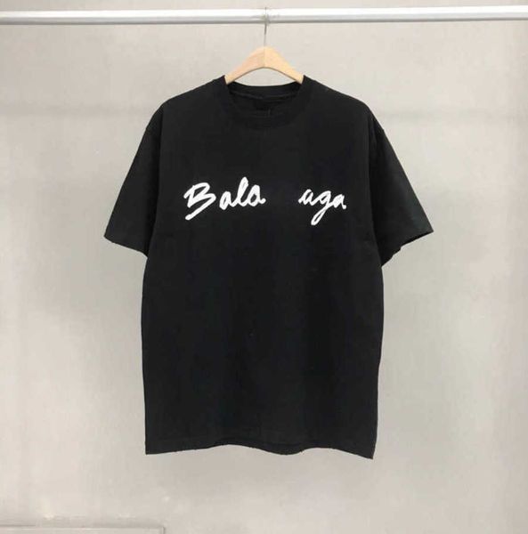 23sss designer summer balencigas women t shirt brand paris before and after the letter classic pop graffiti short sleeve men and women with, White;black
23sss designer summer balencigas women t shirt brand paris before and after the letter classic pop graffiti short sleeve men and women with, White;black