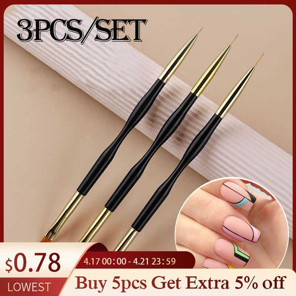 dotting tools 3pcs french stripe nail art liner brush set tips ultrathin line drawing pen dual end uv gel painting brushes manicure tools j2, Silver
dotting tools 3pcs french stripe nail art liner brush set tips ultrathin line drawing pen dual end uv gel painting brushes manicure tools j2, Silver