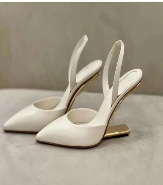 luxury first leather women sandals shoes fshaped high heeled open toe pumps goldcolored metal lady slingback lady party wedd7884320, Black
luxury first leather women sandals shoes fshaped high heeled open toe pumps goldcolored metal lady slingback lady party wedd7884320, Black