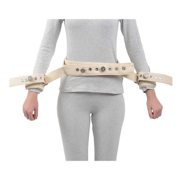 standing magnetic buckle lock hands and waist restraint belt for manic patient safe protection restraint in mental health nursin
standing magnetic buckle lock hands and waist restraint belt for manic patient safe protection restraint in mental health nursin