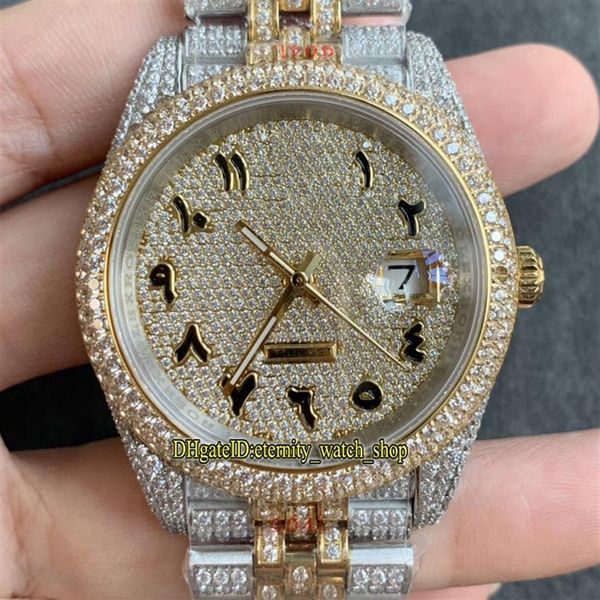 eternity jewelry watches rff v4 latest 126334 126234 126333 arab diamonds dial a2824 automatic iced out mens watch diamond two ton200p, Slivery;brown
eternity jewelry watches rff v4 latest 126334 126234 126333 arab diamonds dial a2824 automatic iced out mens watch diamond two ton200p, Slivery;brown