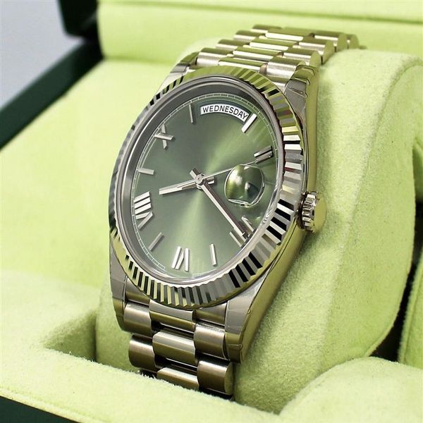 2023 qc check luxury wristwatch 40mm 18k white gold green random number mechanical automatic movement men's watches bracelet 244l, Slivery;brown
2023 qc check luxury wristwatch 40mm 18k white gold green random number mechanical automatic movement men's watches bracelet 244l, Slivery;brown