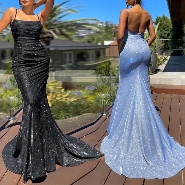 dress square collar satin maxi dress long train mermaid sleeveless evening party tank dress stretch black floor length gown, White
dress square collar satin maxi dress long train mermaid sleeveless evening party tank dress stretch black floor length gown, White