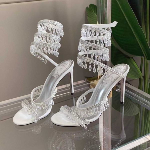 crystals embellished rhinestone heels sandals rene caovilla cleo 95mm designers ankle wraparound women high heeled sandal flower with boxh, Black
crystals embellished rhinestone heels sandals rene caovilla cleo 95mm designers ankle wraparound women high heeled sandal flower with boxh, Black
