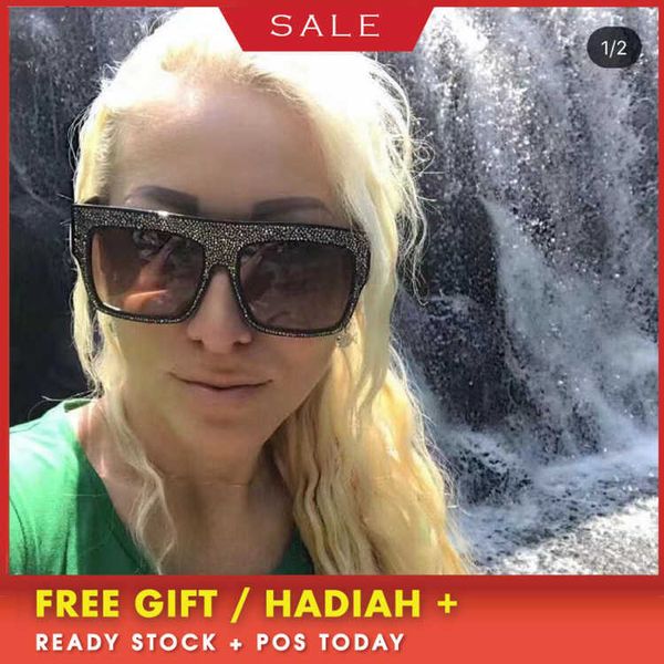 luxury designer brand sunglasses uv400 shades fashion runway women's style ins same personality diamond inlaid oversize square trend, White;black
luxury designer brand sunglasses uv400 shades fashion runway women's style ins same personality diamond inlaid oversize square trend, White;black