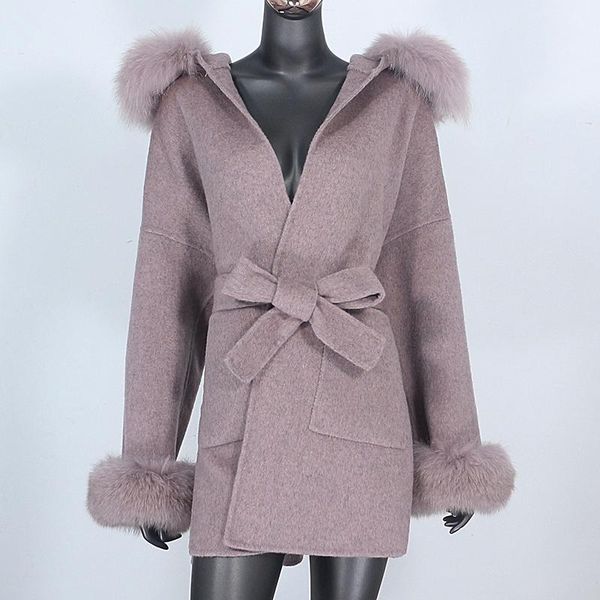 fur bluenessfair 2022 real fur coat winter jacket women natural fox fur collar cuffs cashmere wool blends oversize outerwear fashion, Black
fur bluenessfair 2022 real fur coat winter jacket women natural fox fur collar cuffs cashmere wool blends oversize outerwear fashion, Black