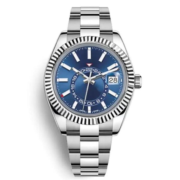 mens automatic mechanical 42mm blue watch black stainless steel sky-dweller full function small dial date calendar working wristwa2635, Slivery;brown
mens automatic mechanical 42mm blue watch black stainless steel sky-dweller full function small dial date calendar working wristwa2635, Slivery;brown