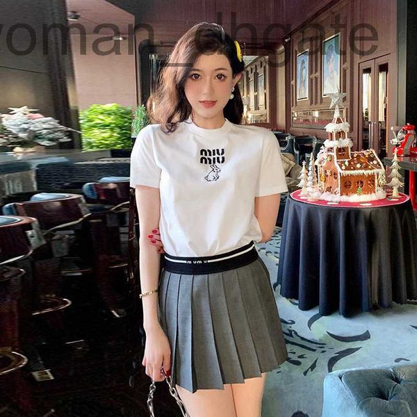 women's t-shirt designer short skirt women's 2023 summer letter spicy girl high waist slim elastic pleated skirt 34so, White
women's t-shirt designer short skirt women's 2023 summer letter spicy girl high waist slim elastic pleated skirt 34so, White