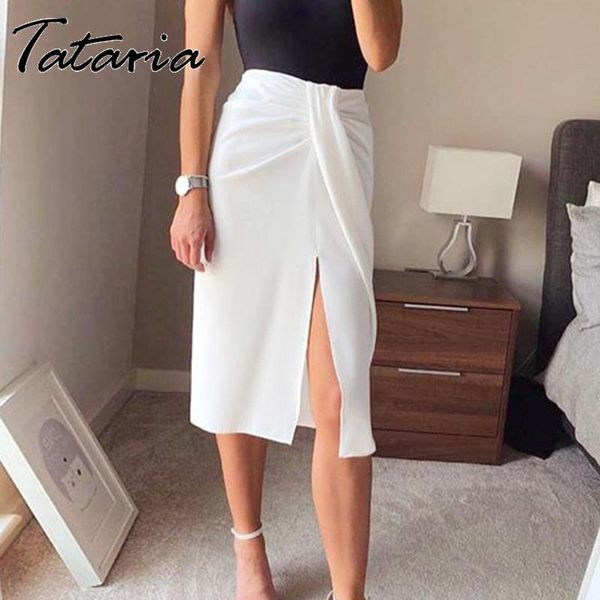 dresses tataria wrap skirt women summer white pleated fork asymmetrical skirt with slit straight office ladies high waisted pencil skirt, White;black
dresses tataria wrap skirt women summer white pleated fork asymmetrical skirt with slit straight office ladies high waisted pencil skirt, White;black