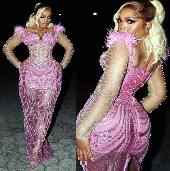 2023 april aso ebi pink sheath prom dress luxurious sequined lace evening formal party second reception birthday engagement gowns dresses ro, Black
2023 april aso ebi pink sheath prom dress luxurious sequined lace evening formal party second reception birthday engagement gowns dresses ro, Black