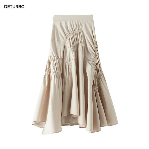 dresses women's elegant pleated midi skirt ladies casual high waist solid color asymmetrical black aline skirts 2020 spring saias sk505, White;black
dresses women's elegant pleated midi skirt ladies casual high waist solid color asymmetrical black aline skirts 2020 spring saias sk505, White;black