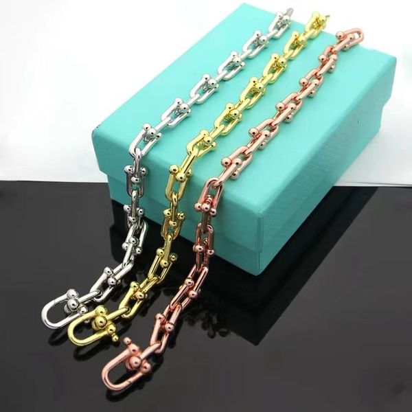 new fashion t chain bracelet brand charm u-shaped designer bracelet for women and men 18k gold titanium steel luxury jewelry, Black
new fashion t chain bracelet brand charm u-shaped designer bracelet for women and men 18k gold titanium steel luxury jewelry, Black