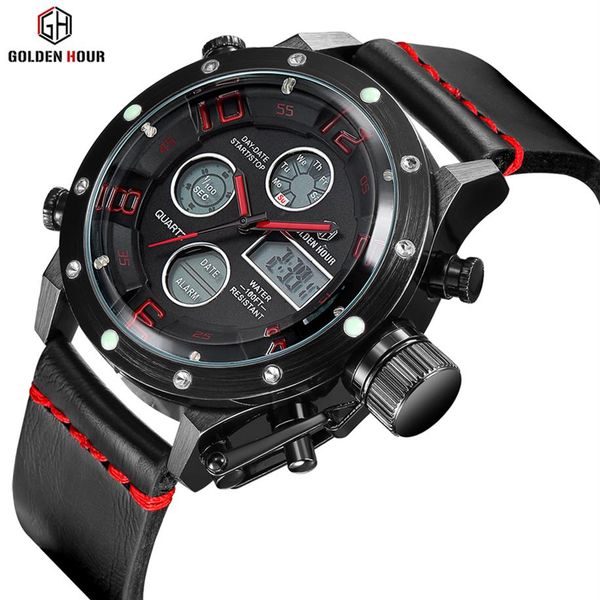goldenhour luxury brand mens watch business army men quartz wristwatch leather strap waterproof male clock relogio masculino266t, Slivery;brown
goldenhour luxury brand mens watch business army men quartz wristwatch leather strap waterproof male clock relogio masculino266t, Slivery;brown