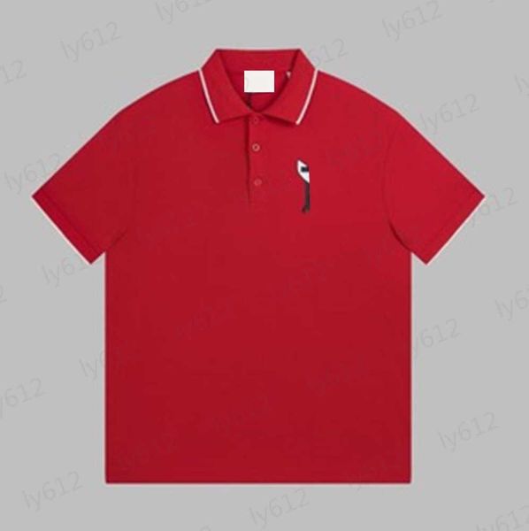 red designer mens spring summer classic fashion luxury loose solid logo pattern embroidery print pearl cotton polo shirt men tees clothing, White;black
red designer mens spring summer classic fashion luxury loose solid logo pattern embroidery print pearl cotton polo shirt men tees clothing, White;black