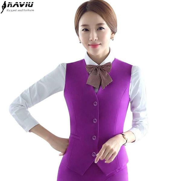 pants new fashion women slim formal business vneck vest and skirt set work wear office ladies uniforms, White
pants new fashion women slim formal business vneck vest and skirt set work wear office ladies uniforms, White