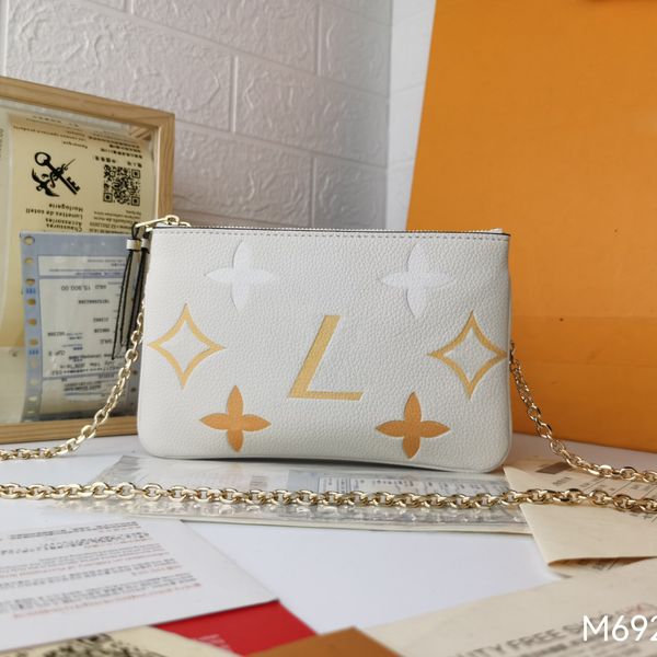 women luxurys designers wallet bags handbag 2 in 1 classic fiower golden chain bag genuine leather messenger wallets purse card holder 21cm, Red;black
women luxurys designers wallet bags handbag 2 in 1 classic fiower golden chain bag genuine leather messenger wallets purse card holder 21cm, Red;black