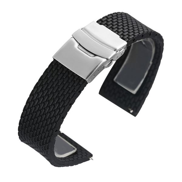 black 18mm 20mm 22mm 24mm rubber watch band waterproof diver replacement wristband silicone bracelet strap spring bars steel buckl245u, Black;brown
black 18mm 20mm 22mm 24mm rubber watch band waterproof diver replacement wristband silicone bracelet strap spring bars steel buckl245u, Black;brown