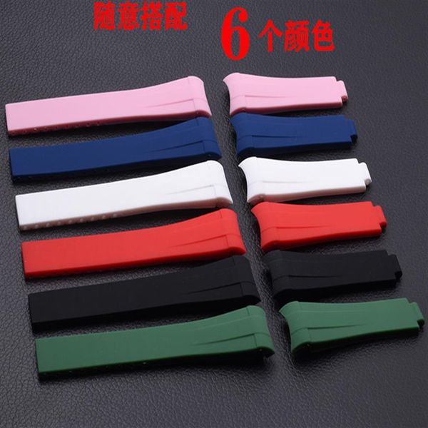 quality green black 20mm silicone rubber watchband watch band for role strap gmt oysterflex bracelet227q, Black;brown
quality green black 20mm silicone rubber watchband watch band for role strap gmt oysterflex bracelet227q, Black;brown