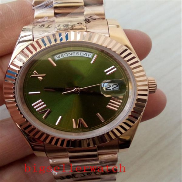 luxury day-date president 40mm day-date president 228235 green roman dial 18k rose gold 2183movement automatic mens w293v, Slivery;brown
luxury day-date president 40mm day-date president 228235 green roman dial 18k rose gold 2183movement automatic mens w293v, Slivery;brown