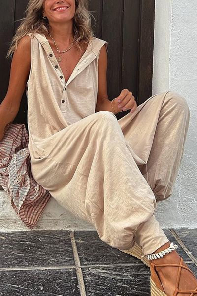 women's jumpsuits rompers spring summer women jumpsuits solid color sleeveless hoodie v-neck loose cross-pants beach style party lady j, Black;white
women's jumpsuits rompers spring summer women jumpsuits solid color sleeveless hoodie v-neck loose cross-pants beach style party lady j, Black;white