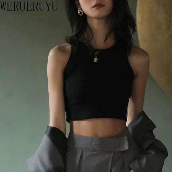 tanks summer black tank crop women clothes harajuku fashion corset outfits for women off shoulder sleeveless sports vest 2022, Black;white
tanks summer black tank crop women clothes harajuku fashion corset outfits for women off shoulder sleeveless sports vest 2022, Black;white