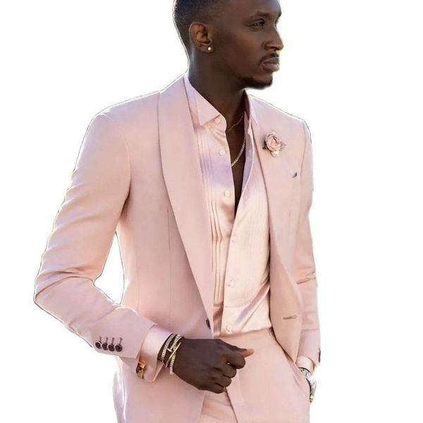 blazers elegant luxury pink shawl lapel wedding men suits tuxedo costume homme terno masculino slim fit blazer 2 pieces (jacket+pants), White;black
blazers elegant luxury pink shawl lapel wedding men suits tuxedo costume homme terno masculino slim fit blazer 2 pieces (jacket+pants), White;black