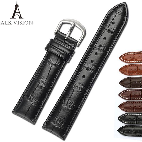 alk vision watch band bracelet belt watchbands genuine leather strap diy parts 20mm 22mm accessories326b, Black;brown
alk vision watch band bracelet belt watchbands genuine leather strap diy parts 20mm 22mm accessories326b, Black;brown