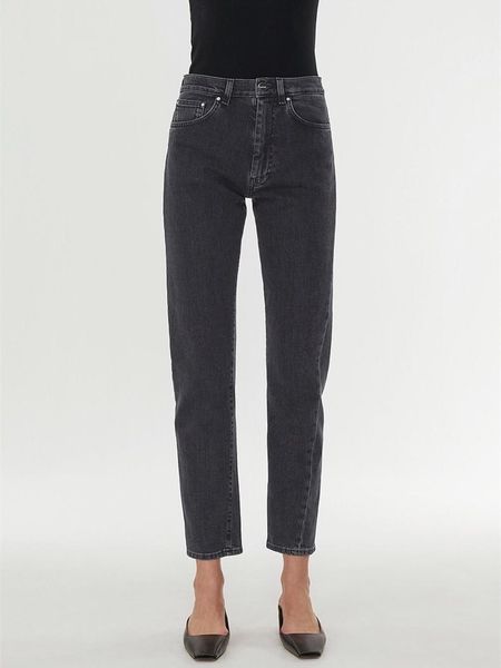 jeans women's high waist kneelength jeans ladies classic straight twist design slim denim trousers allmatch, Blue
jeans women's high waist kneelength jeans ladies classic straight twist design slim denim trousers allmatch, Blue