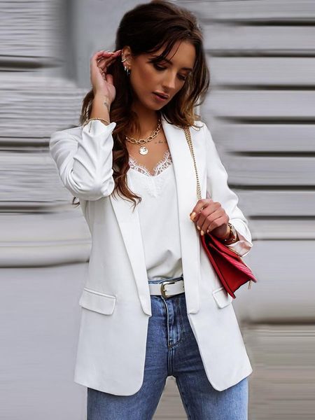 pants long sleeved small suit professional slim coat blazer women office lady woman jacket coats women clothing spring/autumn, White
pants long sleeved small suit professional slim coat blazer women office lady woman jacket coats women clothing spring/autumn, White