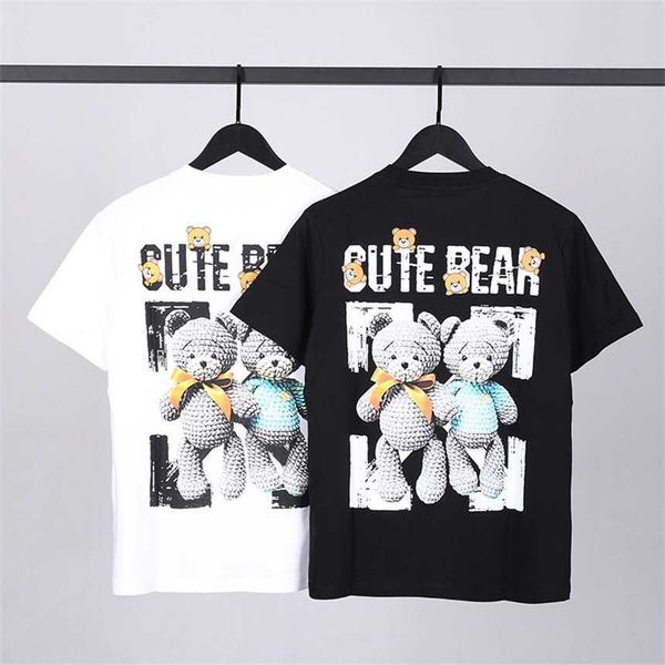 30% off co branded new fashion personality network red little bear print ow pure cotton couple youth men's t-shirt, White;black
30% off co branded new fashion personality network red little bear print ow pure cotton couple youth men's t-shirt, White;black