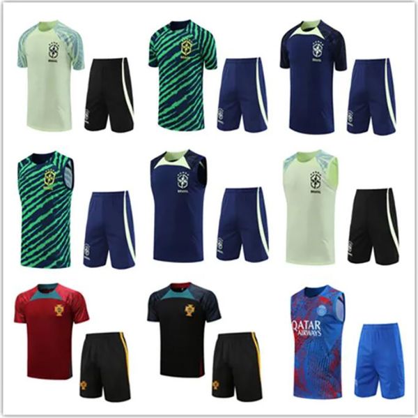 22/23 brazil tracksuit jerseys sportswear men training suit short sleeves suit football shirt kit uniform chandal sweatshirt sweater sets, Black;yellow
22/23 brazil tracksuit jerseys sportswear men training suit short sleeves suit football shirt kit uniform chandal sweatshirt sweater sets, Black;yellow