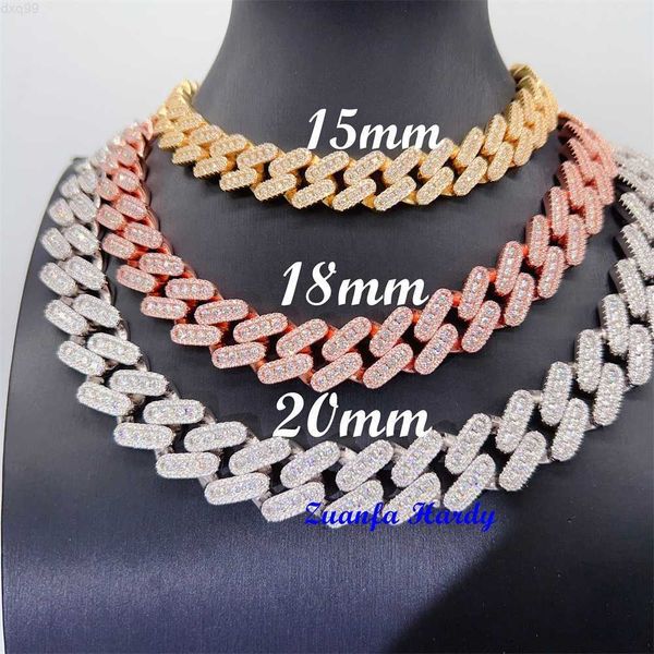 zuanfa luxury vvs moissanite diamond necklace pass diamond tester 12mm 13mm 15mm 18mm 20mm width hip hop bling cuban link chain, Silver
zuanfa luxury vvs moissanite diamond necklace pass diamond tester 12mm 13mm 15mm 18mm 20mm width hip hop bling cuban link chain, Silver