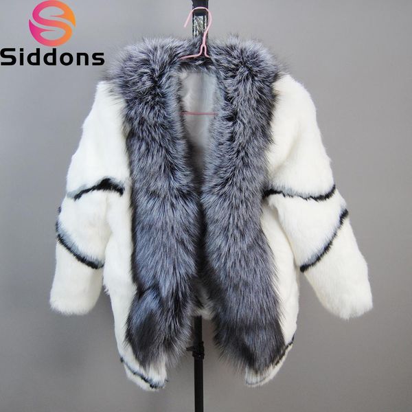 fur 2022 new style brand winter women's real genuine natural rabbit fur coat with fox fur collar girls fashion fur jacket outwear, Black
fur 2022 new style brand winter women's real genuine natural rabbit fur coat with fox fur collar girls fashion fur jacket outwear, Black
