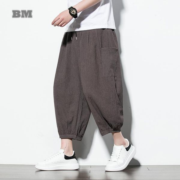 pants summer chinese style ice silk cropped pants men clothing plus size thin loose casual pants harajuku solid color harem pants male, Black
pants summer chinese style ice silk cropped pants men clothing plus size thin loose casual pants harajuku solid color harem pants male, Black