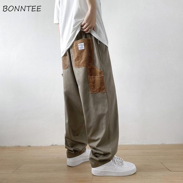 pants casual pants men simple patchwork korean style fashionable allmatch straight baggy males harajuku trousers leisure streetwear, Black
pants casual pants men simple patchwork korean style fashionable allmatch straight baggy males harajuku trousers leisure streetwear, Black