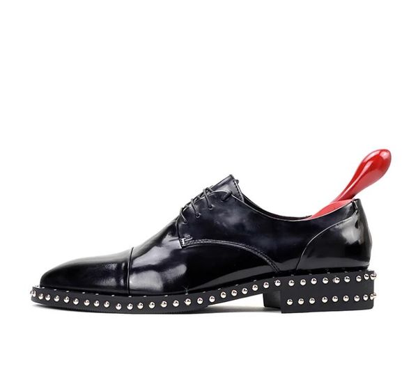 fashion rivets derby shoes men formal suit dress shoes handmade cow leather gentlemen formal suit dress shoes, Black
fashion rivets derby shoes men formal suit dress shoes handmade cow leather gentlemen formal suit dress shoes, Black