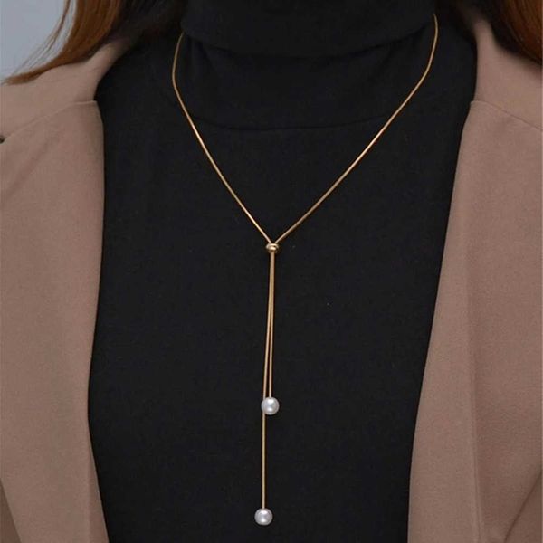 pendant necklaces fashion simple gold color pearl necklaces for women long tassel pull design clavicle chains necklace jewelry collares w042, Silver
pendant necklaces fashion simple gold color pearl necklaces for women long tassel pull design clavicle chains necklace jewelry collares w042, Silver