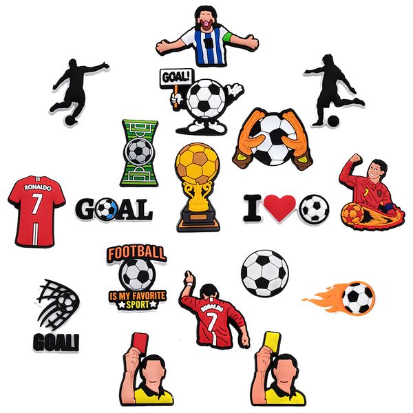 shoe parts accessories 1pc jibz football charms design decoration fits for croc pvc kids party gifts 230421, White;pink
shoe parts accessories 1pc jibz football charms design decoration fits for croc pvc kids party gifts 230421, White;pink