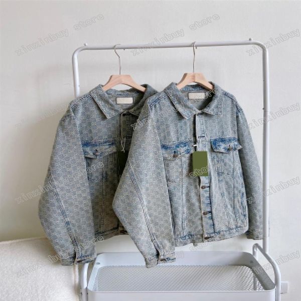 xinxinbuy designers coats jackets men women jacquard letter paris denim lapel neck blue m-2xl3125, Black;brown
xinxinbuy designers coats jackets men women jacquard letter paris denim lapel neck blue m-2xl3125, Black;brown